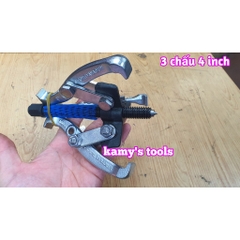 Cảo 3 chấu 4 inch Wetools Chrome Vanadium, Vam 3 chấu 4 inch