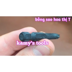 Mũi lục giác bông hoa thị chuôi đuôi lục giác 7150 dài 50mm Kingtony T6-T40 (bán lẻ 1 cái)