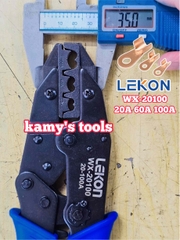 Kìm bấm cos 6-25mm2 20A 60A 100A WX-20100 Lekon dài 9 inch 235mm