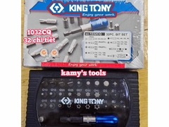 Bộ mũi vít Kingtony 32 chi tiết model 1032CQ