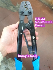 Kìm Bấm Cos 25mm Fasen Hs-22 5.5-22mm2