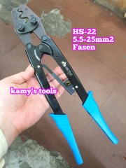 Kìm Bấm Cos 25mm Fasen Hs-22 5.5-22mm2