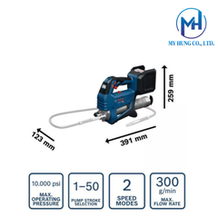 Máy bơm mỡ dùng pin 18V Bosch GFP 18V-10 (Chưa Pin & Sạc)