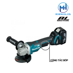 Máy mài góc dùng pin 18v Makita DGA408RTJ1(100MM)