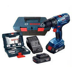 Máy khoan động lực dùng pin 18v Bosch GSB 180-LI (hộp công cụ + set 41 món AC)