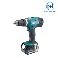 Máy khoan búa, vặn vít dùng pin 18v Makita DHP453SFX8