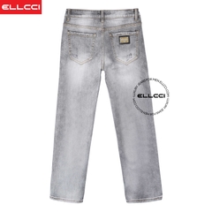 Quần jean ống suông nam rách Dolce