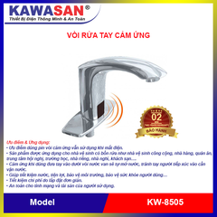 Vòi rửa tay cảm ứng Kawasan KW-8505