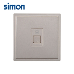 Module ổ cắm mạng đơn cat6 màu Sâm Panh Simon i7 705218-46