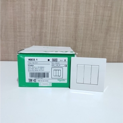 Bộ công tắc ba 1 chiều 16AX Schneider Series Vivace KB33_1_WE