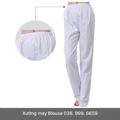 Quần blouse nam nữ - Quần y tá Lon Nhật nữ
