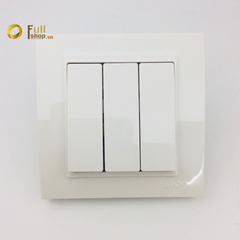 Công tắc nút nhấn ba mặt vuông 10A Simon Series51 51031F
