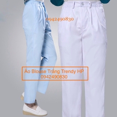 Quần blouse nam nữ kiểu quần âu khoá cao cấp - quần khoá blu nam nữ