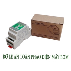 Rơ le an toàn cho phao điện máy bơm nước chuyển nguồn thành 12V SRF-111M