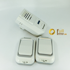 Chuông cửa không dây 2 nút nhấn 1 chuông báo Kawasan DB667-D66B