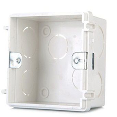 Đế ổ cắm vuông âm tường Simon SED1A076 dùng cho Simon S6, 50, E6, i7, V8, ...