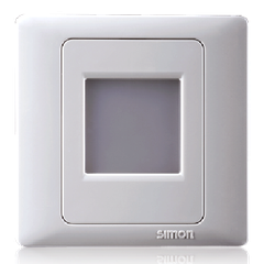 Đèn báo vuông LED màu vàng 2W Simon Series 50 50802