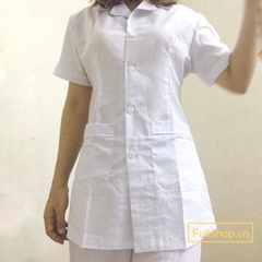 [Giá sỉ] Áo blouse nữ, áo y tá nữ cộc tay