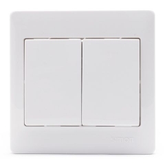 Công tắc nút nhấn nhả đôi thông minh mặt vuông Simon Series 50 51021BF