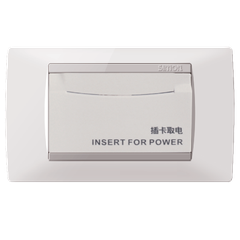 Công tắc thẻ điện trở mặt chữ nhật chịu tải 16A, 220V AC Simon Series 52 52503