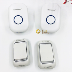 Chuông cửa không dây 2 nút nhấn 2 chuông báo cáo cấp Kawasan 02DB668A