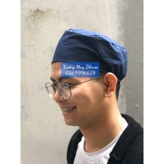 Mũ blouse xanh Tím Than nam nữ