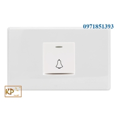 Bộ công tắc nút nhấn chuông lắp đế âm hoặc nổi chữ nhật Simon H27-H118H