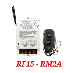 Bộ Công tắc điều khiển từ xa công suất cao 1500W (30A) Kawasan RF15-RM2A