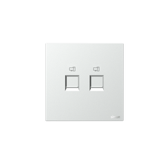 M7 AIR- Bộ ổ cắm mạng Cat6 đôi (Platinum Sliver) Simon M7 665228-6R