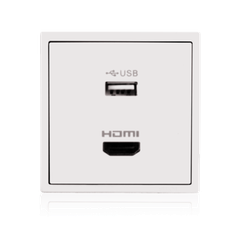 Bộ ổ cắm USB và HDMI lắp đế âm chuẩn vuông Simon 700494