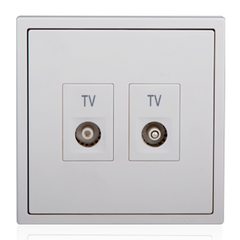 Module Ổ cắm TV đôi cao cấp lắp chuẩn đế vuông Simon i7 705119