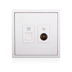 Module Ổ cắm Tivi và điện thoại mặt vuông Simon Series i7 705301