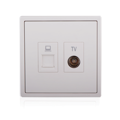 Module ổ cắm TV và dữ liệu Cat.6 mặt vuông Simon Series i7 705602