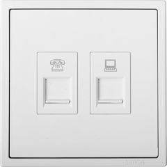 Module Ổ cắm điện thoại và dữ liệu mạng Cat6 mặt vuông Simon Series i7 705229