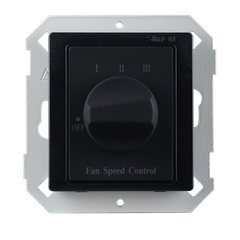Module Chiết áp điều khiển quạt màu MATTE BLACK, 100W Simon Series V8 80318-26