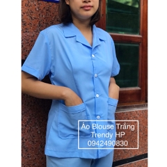 Bộ quần áo nhân viên tạp vụ, công nhân dọn dẹp tại khách sạn, bệnh viện, phòng khám, phòng tập GYM