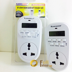 Ổ cắm hẹn giờ điện tử chuẩn phút có pin chờ hẹn giờ tắt mở thiết bị điện