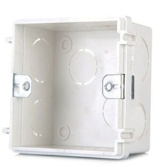 Đế âm vuông tự chống cháy Simon SED1A86C (Kích thước: 89.5x80x50mm)