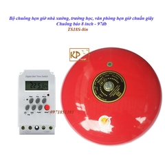 Bộ hẹn giờ chuông nhà xưởng, trường học, công ty chuông điện 8 inch - 97db Kawasan TS18S-8in Tiến Thành