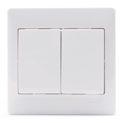 Bộ công tắc đôi một chiều chuẩn vuông Simon Series 50 51021B