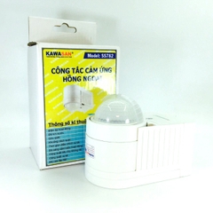 công tắc cảm ứng hồng ngoại gắn nổi trần cầu thang, hành lang, nhà vệ sinh... KW SS782
