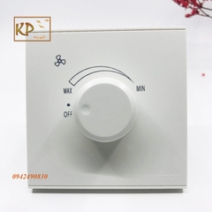 Module Chiết áp quạt cao cấp lắp đế âm chuẩn vuông Simon E6 72E201