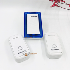 Chuông cửa không dây 2 nút nhấn kín nước 1 chuông không dây kawasan DB658-D65