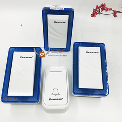 Chuông cửa không dây 1 nút nhấn 3 chuông báo không dây Kawasan DB658-2B65