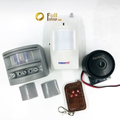 Bộ báo động chống trộm tại chỗ kèm 1 mắt cảm ứng hồng ngoại không dây và điều khiển từ xa Kawasan I227-R-PS01-AL03