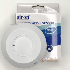 Công tắc cảm ứng chuyển động, cảm ứng rada vi sóng siêu mỏng lắp nổi trần Siron SR-MS101