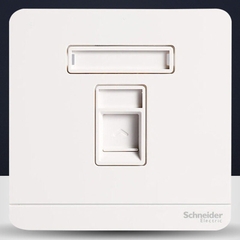 Bộ ổ cắm mạng cat6 đơn Schneider AvatarOn E8331RJS6