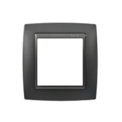 Viền mặt nhựa đơn màu Xám (Grey) Simon V8 80810-61