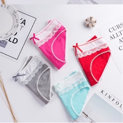 [Set 10 quần] Quần lót nữ cao cấp phối viền ren và nơ quyến rũ SCT-N10