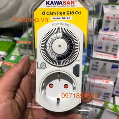 Công tắc hẹn giờ cơ dạng ổ cắm Kawasan TG14E